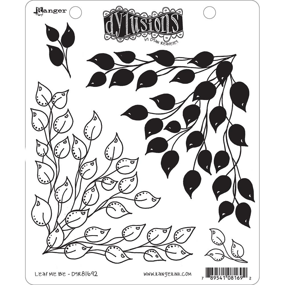 Dylusions - Cling Stamps - Leaf me be