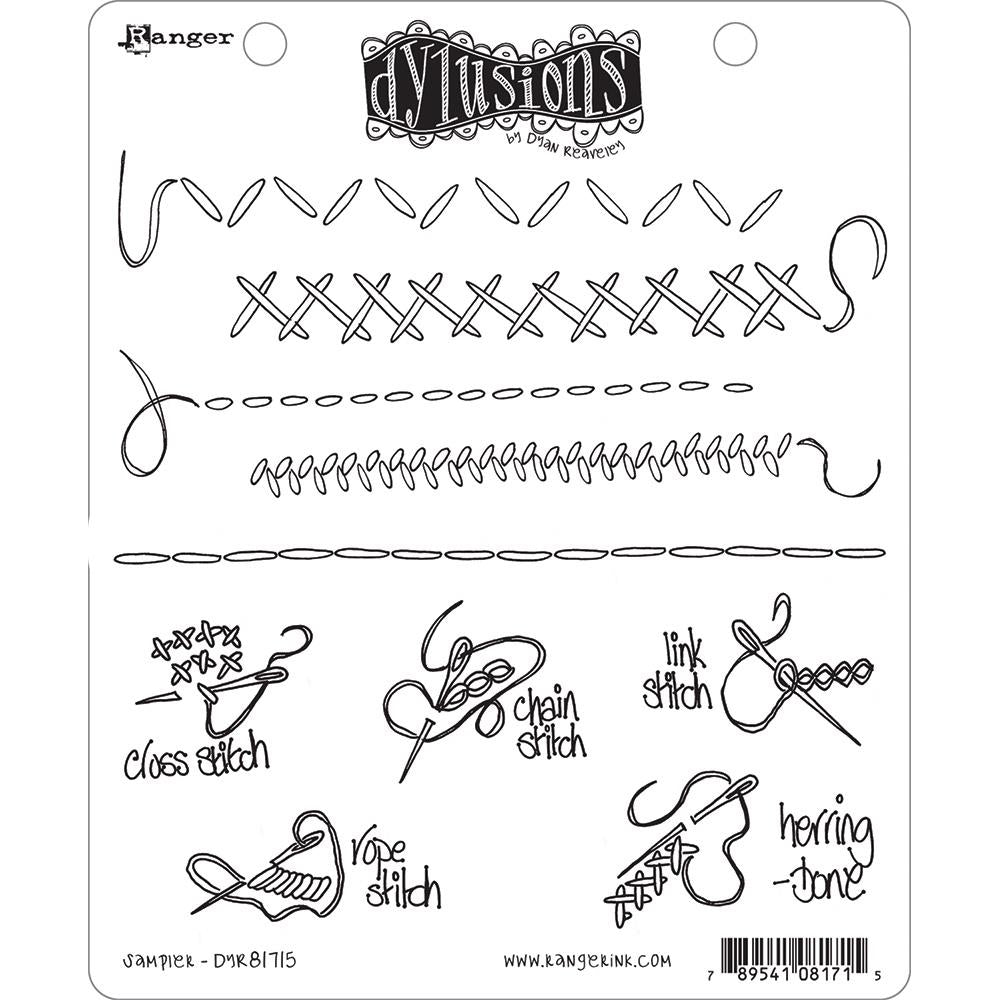 Dylusions - Cling Stamps - Sampler