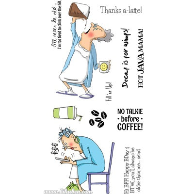 Art Impressions - Clear Stamps Set - Hot Java