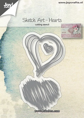 Joy! Crafts Dies - Sketch Art - Hearts