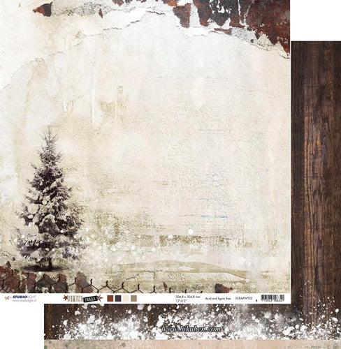 Studiolight - Winter Trails - #02   -  12x12"