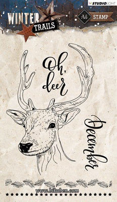 Studiolight - Winter Trails - Clear Stamp - Oh, Deer