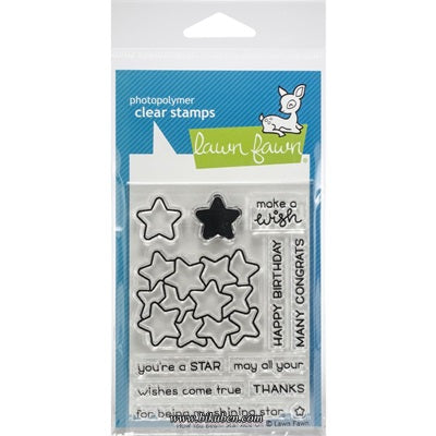 Lawn Fawn - Clear Stamps - How You Bean? Stars