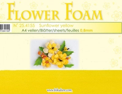 Leane - Flower Foam - Sunflower Yellow