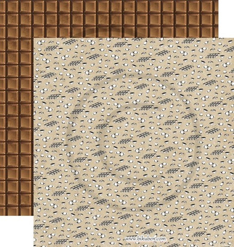 Papirdesign - Sjokolade - Sjokoladeplate     12 x 12"
