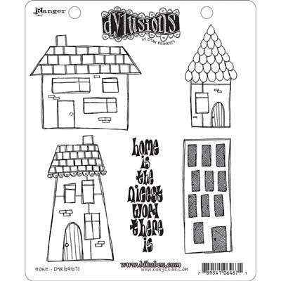 Dylusions - Cling Stamps - Home