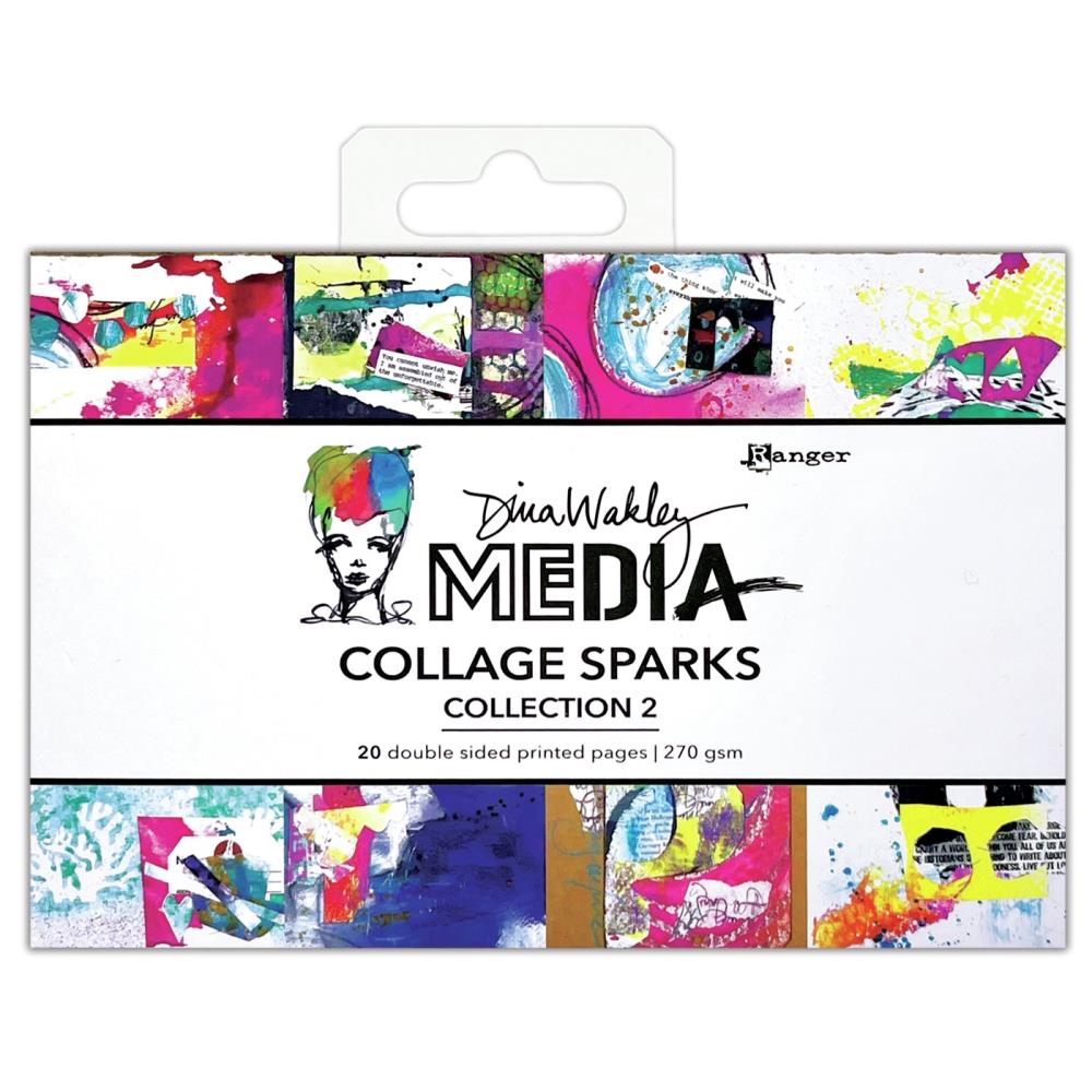 Dina Wakley Media - Collage Sparks - Collection 2