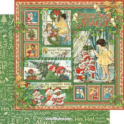 Graphic45 - Christmas Magic - Xmas Magic     12 x 12"