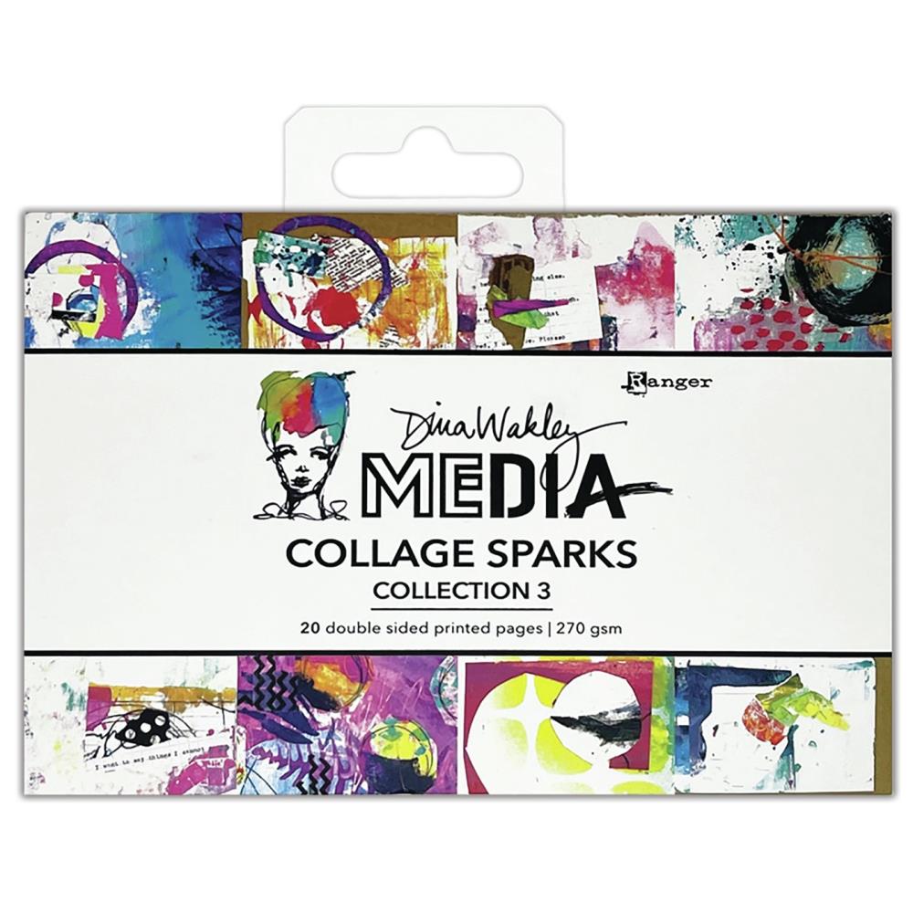 Dina Wakley Media - Collage Sparks - Collection 3