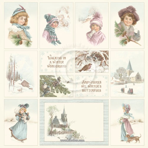 Pion Design - Images from the Past - Winter Wonderland  2 -   12 x 12"