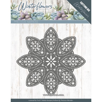 Precious Marieke - Winterflowers - Floral Snowflake