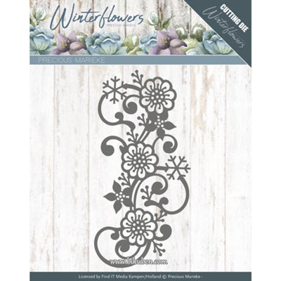 Precious Marieke - Winterflowers - Snowflake Flower Swirl