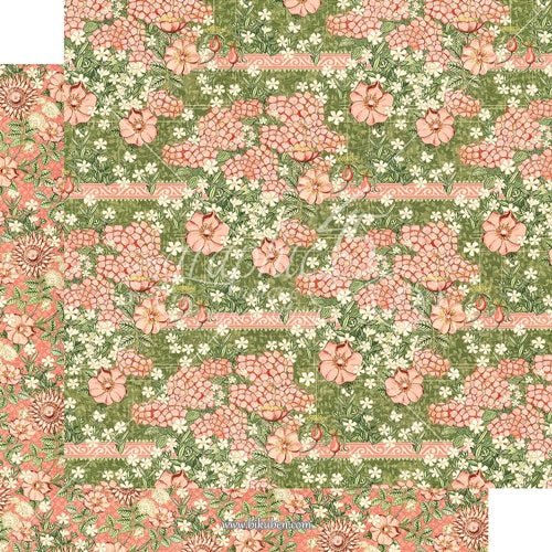 Graphic45 - Garden Goddess - Fields og Flowers     12 x 12"