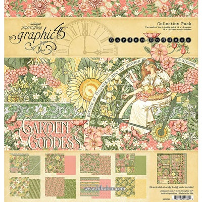 Graphic45 - Garden Goddess - Collection Pack    12 x 12"