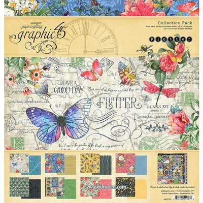 Graphic45 - Flutter - Collection Pack         12 x 12"