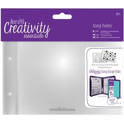Docraft - Creativity Essentials - Stamp Storage Pockets A6