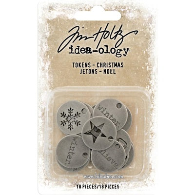 Tim Holtz - Ideaology - Typed Tokens - Christmas 2