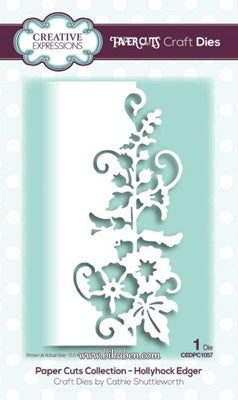 Creative Expression - Paper cuts coll - Hollyhock  Edger