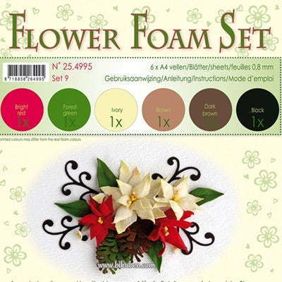Leane - Flower Foam - Assorted set 9
