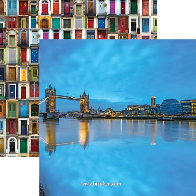 Reminisce - Great Britain - Tower Bridge     12 x 12"