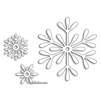 Penny Black - Creative Dies - 3 Snowflakes