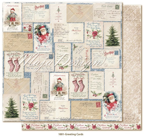 Maja Design - Christmas Season - Greeting Cards   12 x 12"