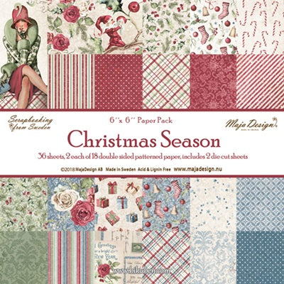 Maja Design - Christmas Season - Paper Pad   6 x 6"