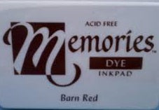 Memories - Dye Ink Pad - Barn Red