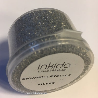 Inkido - Embossingpulver - Chunky Crystals Silver