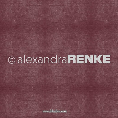 Alexandra Renke - Wood structur - Red  Paper   12 x 12"