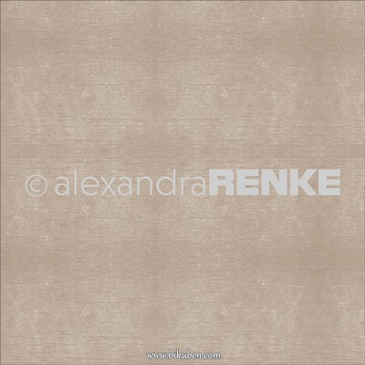 Alexandra Renke - Wood structur - Brown  Paper   12 x 12"