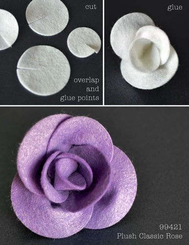 Memory Box - Craft Dies - Plush Classic Rose  