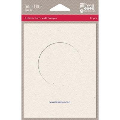 Jillibean Soup - Shaker Cards & Envelopes - Large Circle