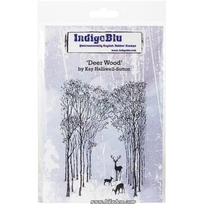 IndigoBlu - Mounted Stamps - Deer Wood