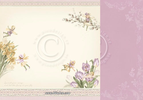 Pion Design - Four Seasons of Fairies - Spring Fairies   12 x 12"