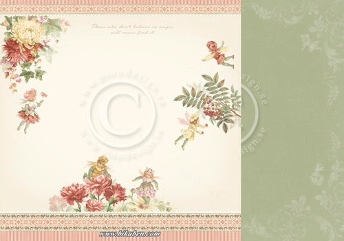 Pion Design - Four Seasons of Fairies - Autumn fairies    12 x 12"