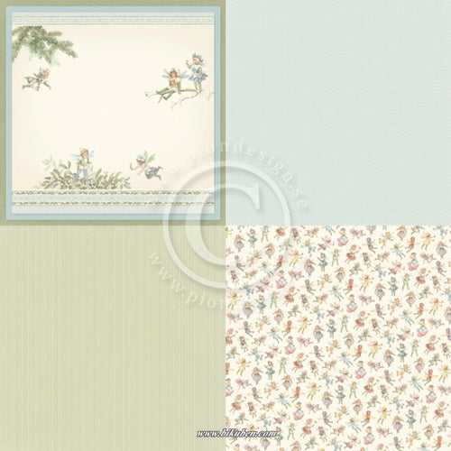 Pion Design - Four Seasons of Fairies - Winter  Fairies -  6 x 6 tum  -   12 x 12"