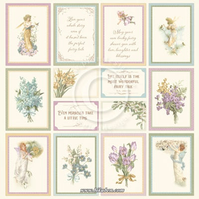 Pion Design - Images from the Past - Four Seasons of Fairies  1 -   12 x 12"