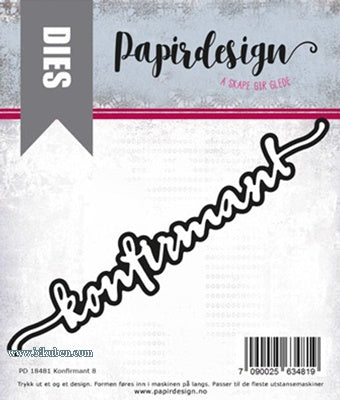 Papirdesign - Dies - Konfirmant 8