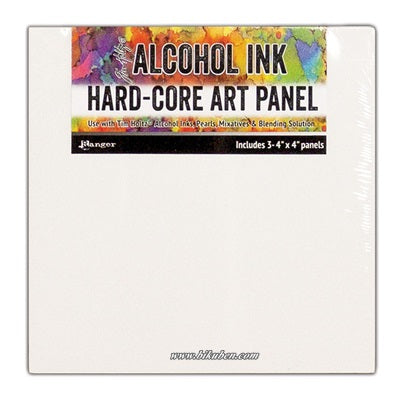 Tim Holtz - Alcohol Ink - Hard-Core Art Panel - 4 x 4"