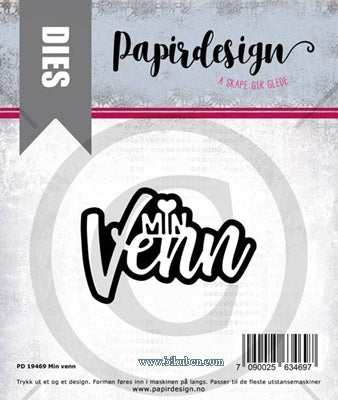 Papirdesign - Dies - Min Venn