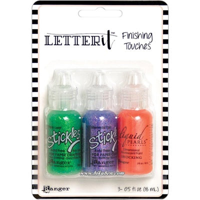 Ranger - Letter It - Finishing Touches Set - Sparkle