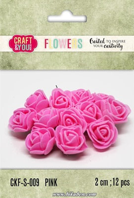 Craft & You - Foam Roses - Pink