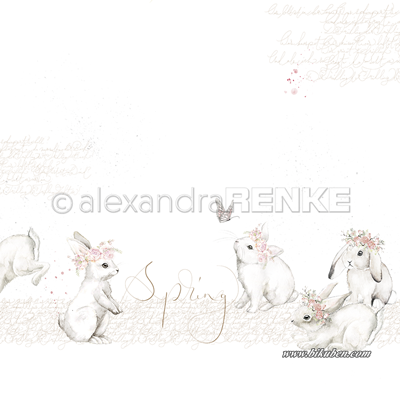 Alexandra Renke - Rabbits Spring   12x12"