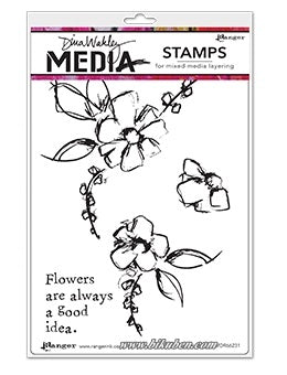 Dina Wakley Media - Stamps - Good Idea