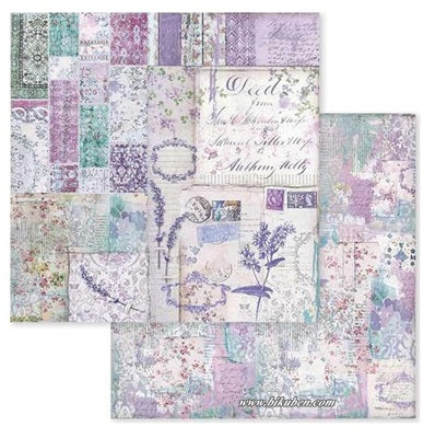 Stamperia - Provence - Patchwork     12 x 12"