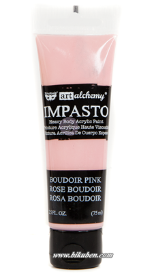 Art Alchemy by Finnabair - Heavy Body Acrylic Paints - Impasto Paint - Boudoir Pink