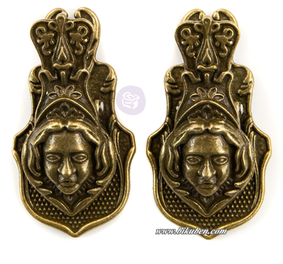 Prima - Art Daily Planner Collection - Victorian Face Clips