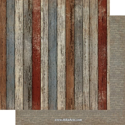 Authentique - Mister - Wood Planks     12x12"