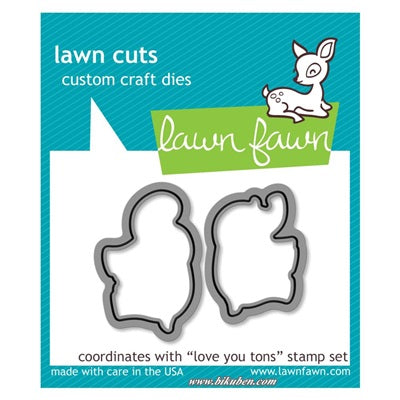 Lawn Fawn - Dies - Love You Tons